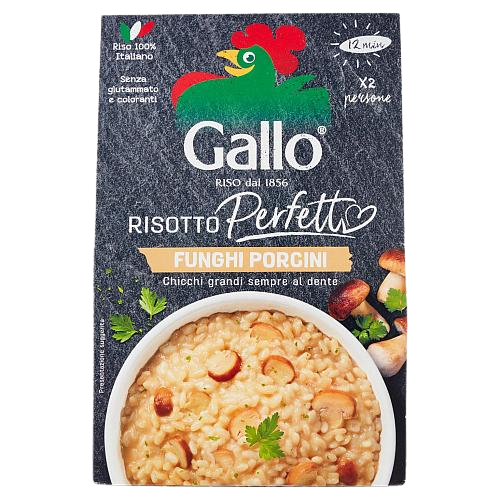 GALLO RISOTTO PERFETTO PORCINI MUSHROOMS 175 GR (6 in a box)