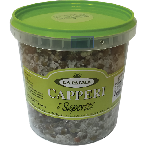 LA PALMA CAPERS IN SALT MEDIUM 1 KG (1 in a box)