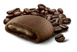 GRISBI' BISCOTTI STUFFED CREAM COFFEE 135 GR (12 in a box)