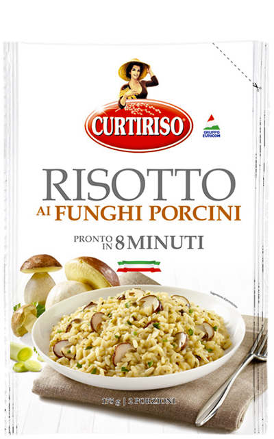 CURTIRISO RISOTTO PORCINI MUSHROOMS 175 GR (14 in a box)