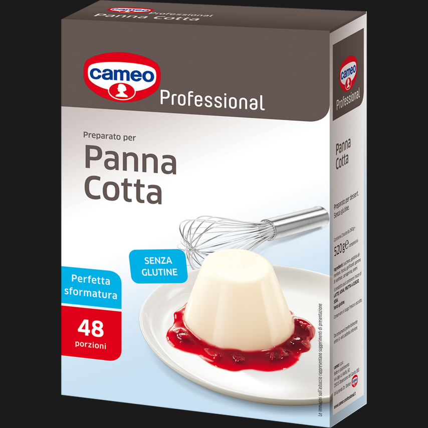 CAMEO PROFESSIONAL PREPARED FOR PANNA COTTA 520 GR (6 in a box)