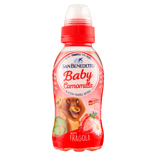 SAN BENEDETTO BABY CHAMOMILE STRAWBERRY PET 250 ML (24 in a box)