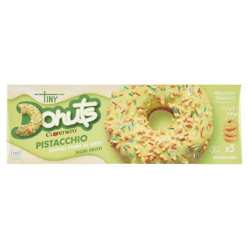 TINI DONUTS CUORENERO PISTACHIO 111 GR (14 in a box)