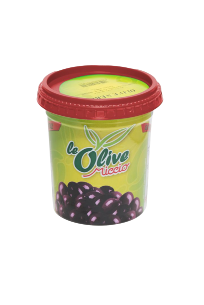 MICCIO OLIVES BLACK GAETA 200 GR (12 in a box)
