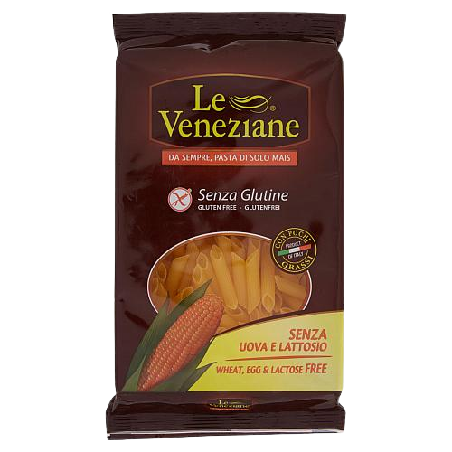 LE VENEZIANE CORN PASTA GLUTEN FREE PENNE RIGATE 250 GR (12 IN A BOX)