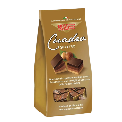 NOVI CREMINO PRALINES CUADRO QUATTRO 150 GR (10 in a box)