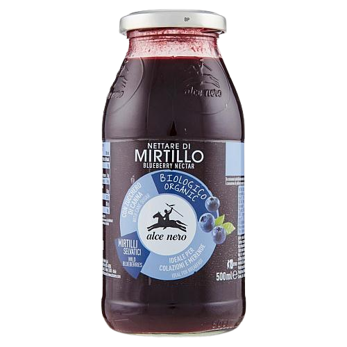 ALCENERO FRUIT JUICE MIRTILLO ORGANIC BIO GLASS 500 ML (12 in a box)
