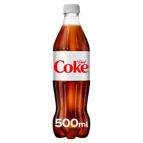 COCA COLA DIET COKE PET 500 ML (24 in a box)