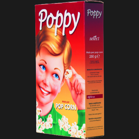 SELECT POPPY MAIS POP CORN 250 GR (18 in a box)