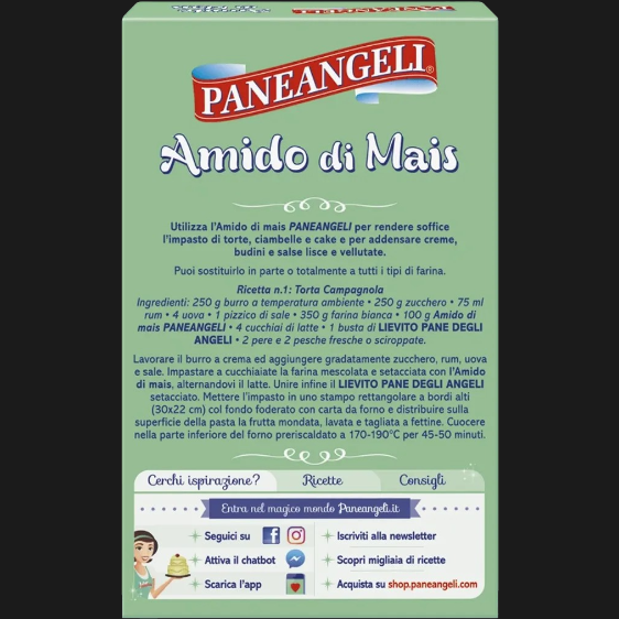 PANEANGELI CORN STARCH 250 GR (14 in a box)