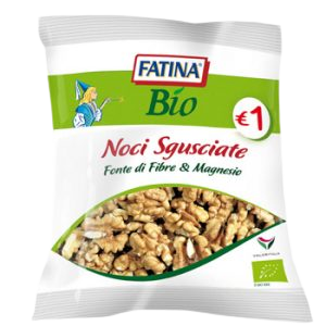 FATINA DRIED FRUITS SNACK ORGANIC WALNUTS SHELLED 30 GR (14 in a box)