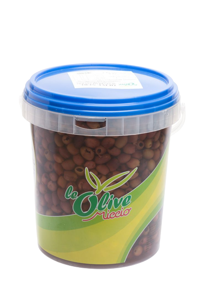 MICCIO OLIVES PITTED BLACK GAETA IN BRINE 4 KG (1 in a box)