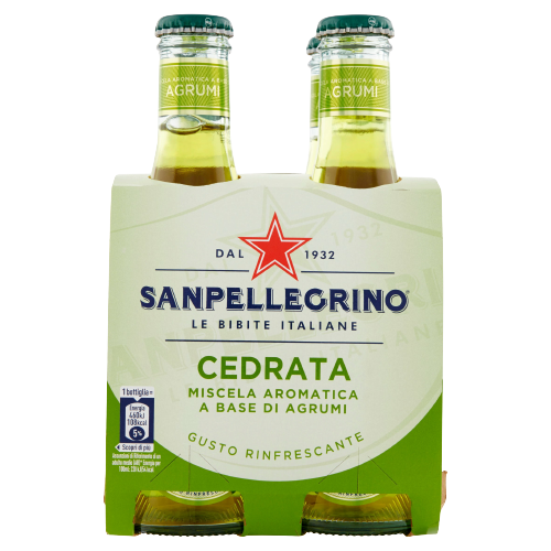 SAN PELLEGRINO CEDRATA GLASS 20 CL X4 (6 in a box)