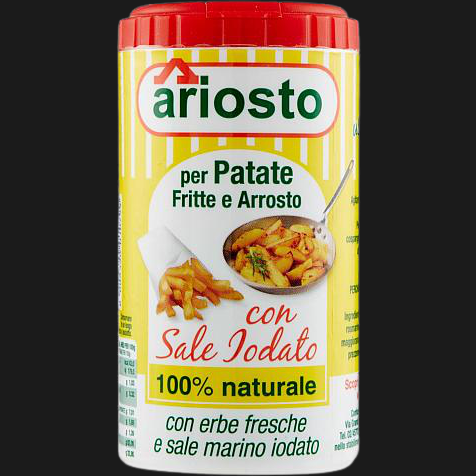 ARIOSTO SPICES SEASONINGS FOR FRIED AND ROASTED POTATOES 80 GR (12 in a box)