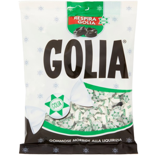 GOLIA CANDY GUMMIES LIQUORICE 160 GR (18 in a box)