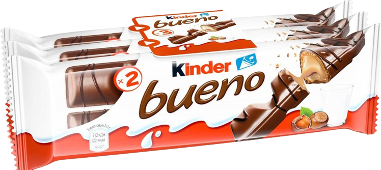 KINDER BUENO CLASSIC CHOCOLATE T.2 X3 43 GR (10 in a box)