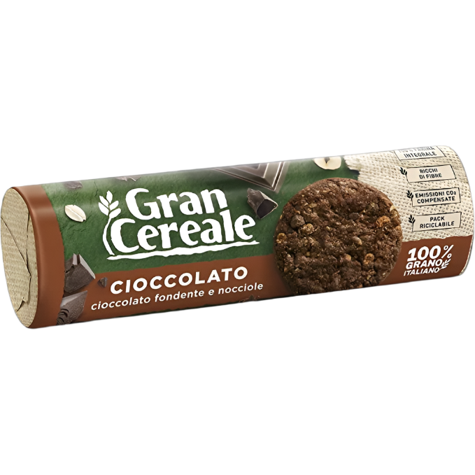 GRAN CEREALE BISCOTTI CHOCOLATE 230 GR (18 in a box)