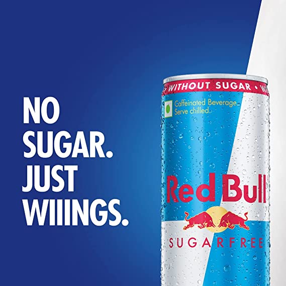 RED BULL SUGAR FREE CANS LUNGA 250 ML (24 in a box )