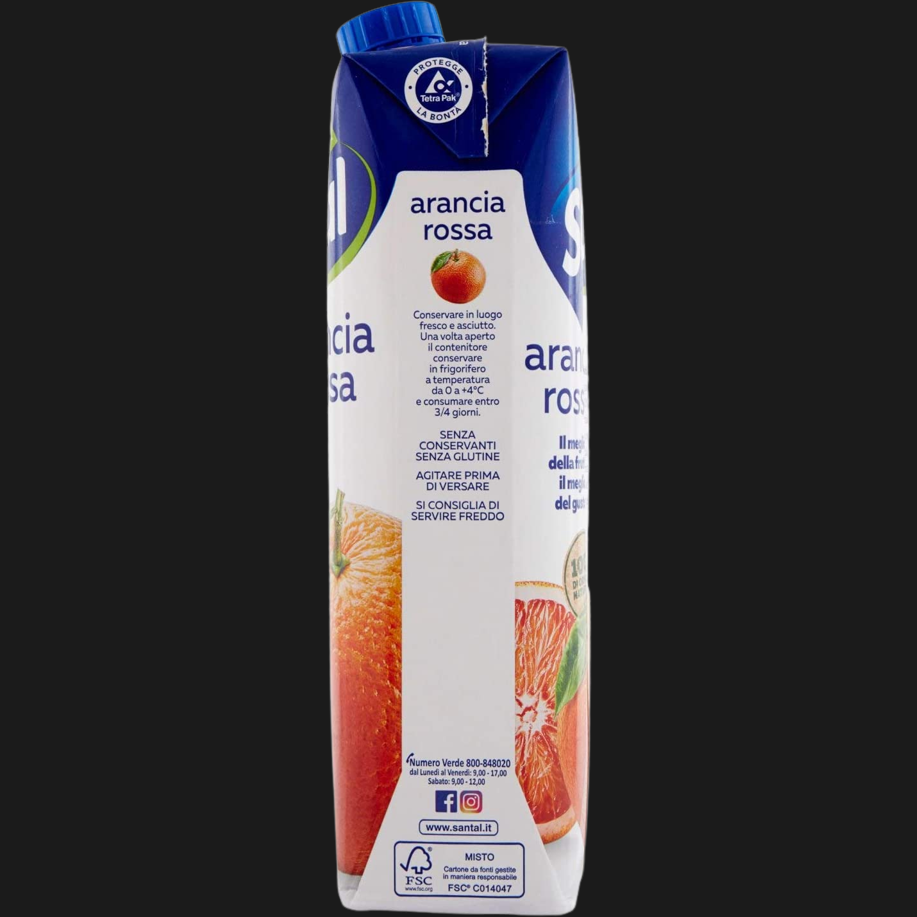 SANTAL NETTARE FRUIT JUICE BLOOD-RED ORANGE BRICK 1 LT (12 IN A BOX)