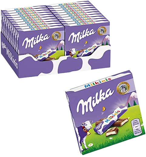 MILKA SNACK BARS MILKINIS MILK CHOCOLATE 87 GR (20 in a box)