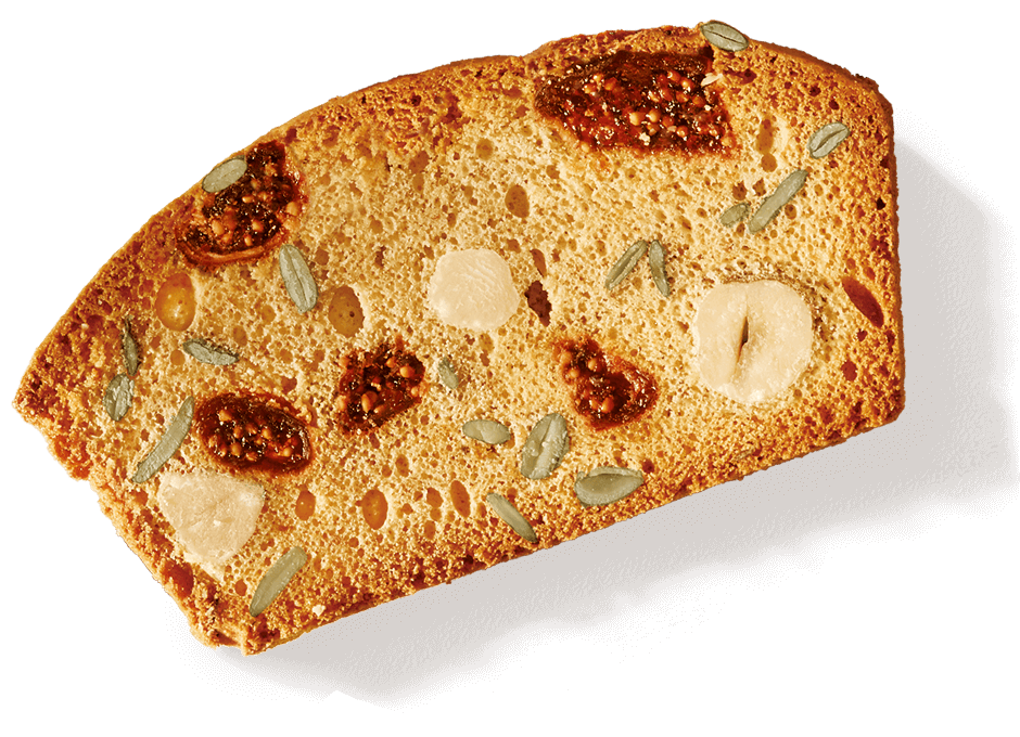 GALBUSERA BELLE BUONE BAKERY RUSKS FETTE BISCOTTATE FIGS AND HAZELNUTS 200 GR (10 in a box)