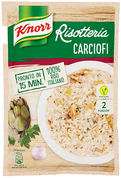 KNORR RISOTTERIA RISOTTO WITH ARTICHOKES 175 GR (15 in a box)