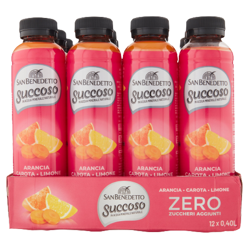 SAN BENEDETTO SUCCOSO ZERO ACE PET 400 ML (12 in a box)