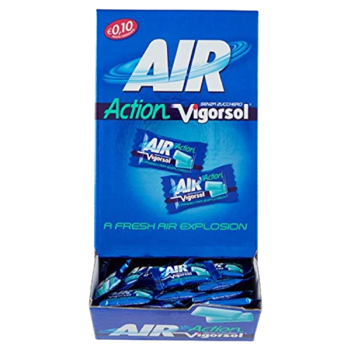 VIGORSOL EXPO CHEWING GUM AIR ACTION X250 (1 in a box)