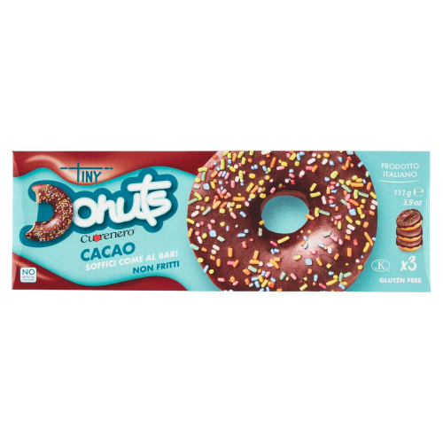TINI DONUTS CUORENERO COCOA 111 GR (14 in a box)
