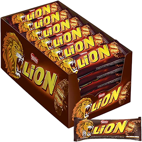 NESTLE' LION SNACK BARS CHOCOLATE 45 GR (24 in a box)