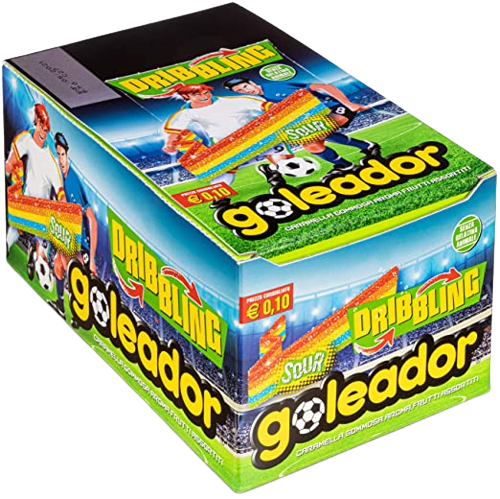 GELCO EXPO CANDY GOLEADOR DRIBBLING RAINBOW X144 (1 in a box)