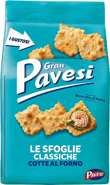 PAVESI SFOGLIE CRACKERS CLASSIC 180 GR (12 in a box)