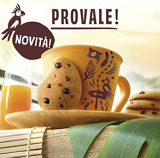 PAVESI BISCOTTI GOCCIOLE CARAMEL 300 GR (12 in a box) SPECIAL EDITION