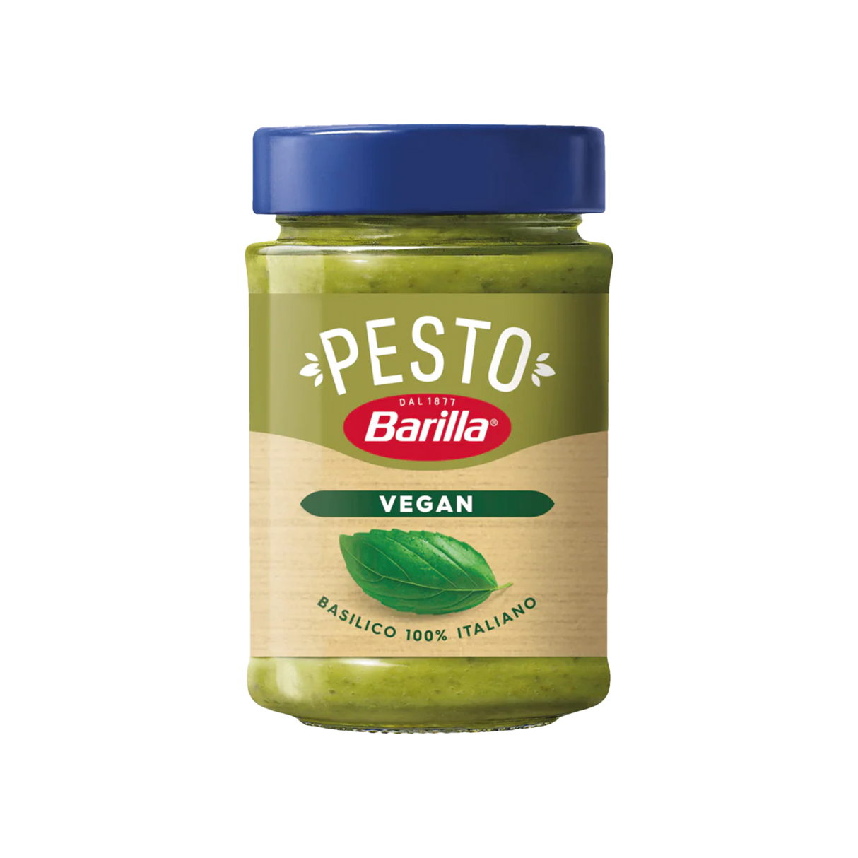 BARILLA PESTO BASIL VEGAN 100% VEGETAL 195 GR (12 in a box)