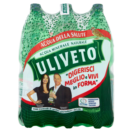 ULIVETO CARBONATED WATER PET 1.5 LT (6 in a box)
