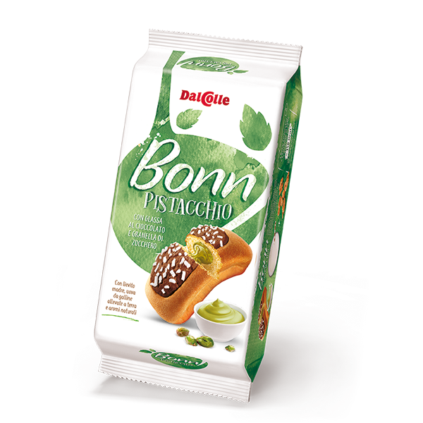 DAL COLLE SNACK BONN PISTACHIO 210 GR (12 in a box)