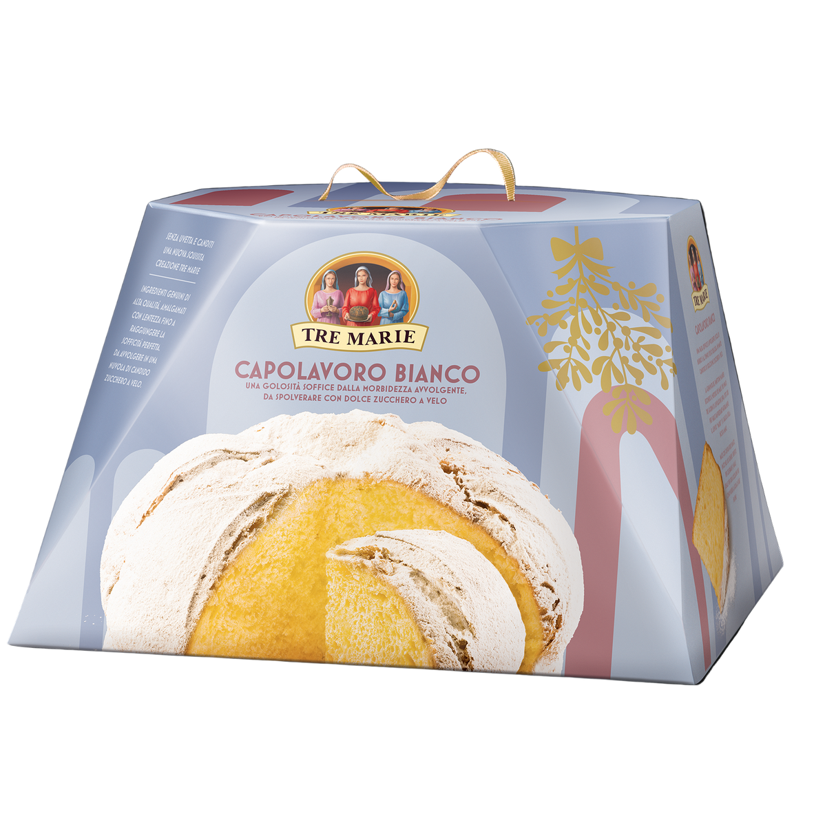 TRE MARIE PANETTONE CAPOLAVORO BIANCO 800 GR ( 12 in a box)