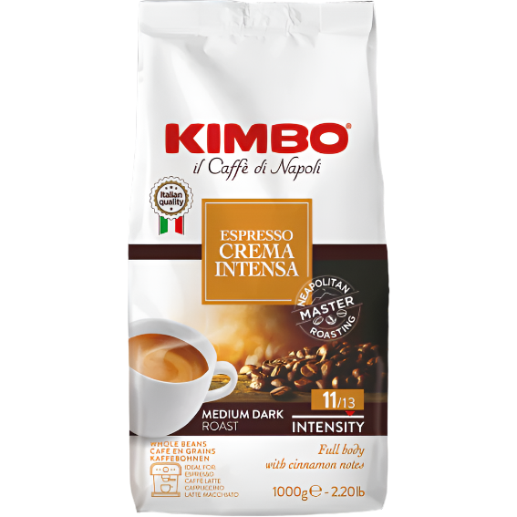 KIMBO COFFEE BEANS ESPRESSO CREMA INTENSA 1 KG (6 in a box)