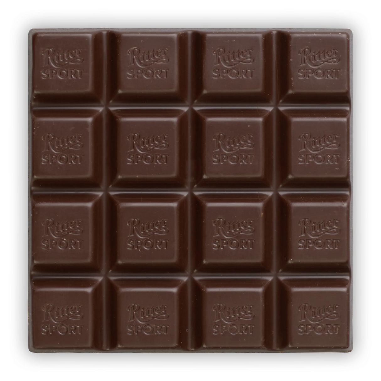 RITTER SPORT CHOCOLATE BAR DARK 50% 100 GR (12 in a box)