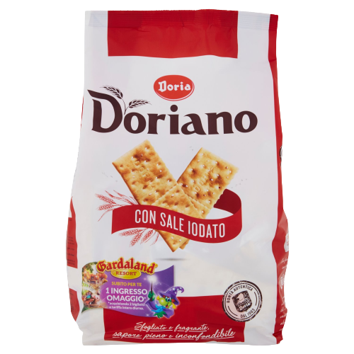 DORIA CRACKERS DORIANO SALTED 750 GR (12 in a box)