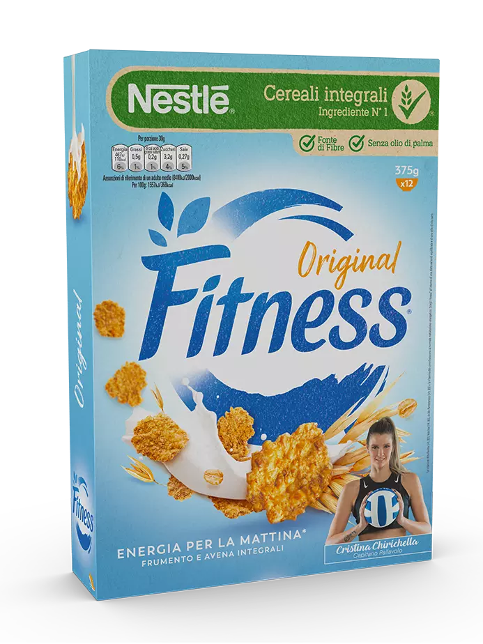 NESTLE' FITNESS CEREALS ORIGINAL 375 GR (14 in a box)