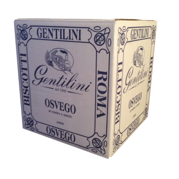 GENTILINI BISCOTTI OSVEGO CLASSIC MALT AND HONEY 250 GR (14 in a box)