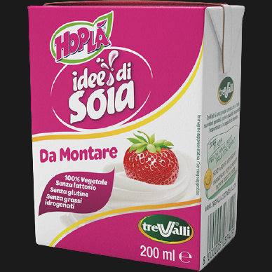 HOPLA' SOIA DA MONTARE PER DOLCI 200 ML (24 in a box)