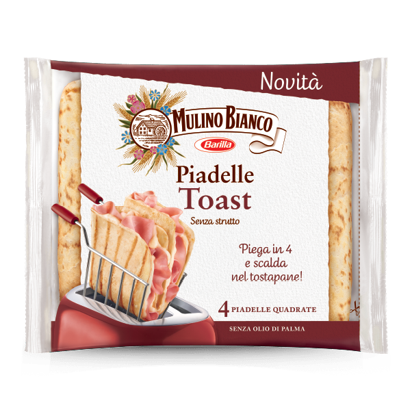MULINO BIANCO BAKERY PIADELLE TOAST X4 240 GR (12 in a box)
