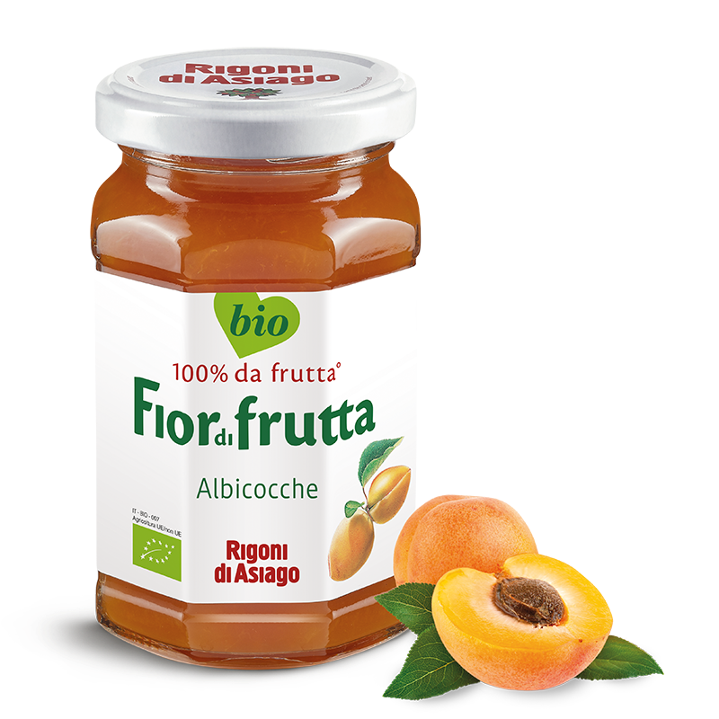 RIGONI JAMS FIOR DI FRUTTA APRICOT 250 GR (6 in a box)