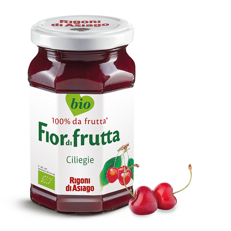 RIGONI JAMS FIOR DI FRUTTA CHERRY 250 GR (6 in a box)