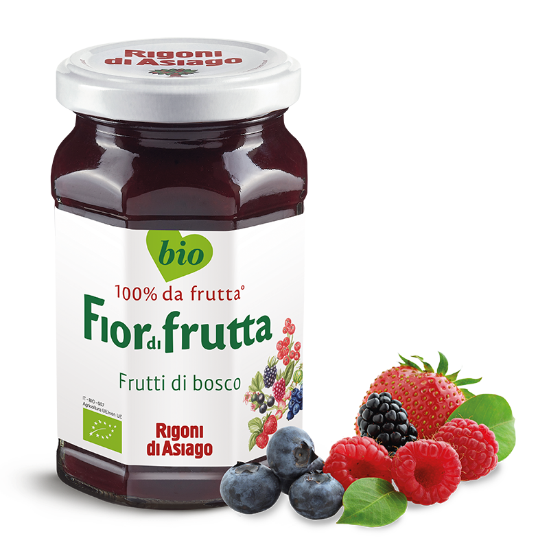 RIGONI JAMS FIOR DI FRUTTA BERRY 250 GR (6 in a box)