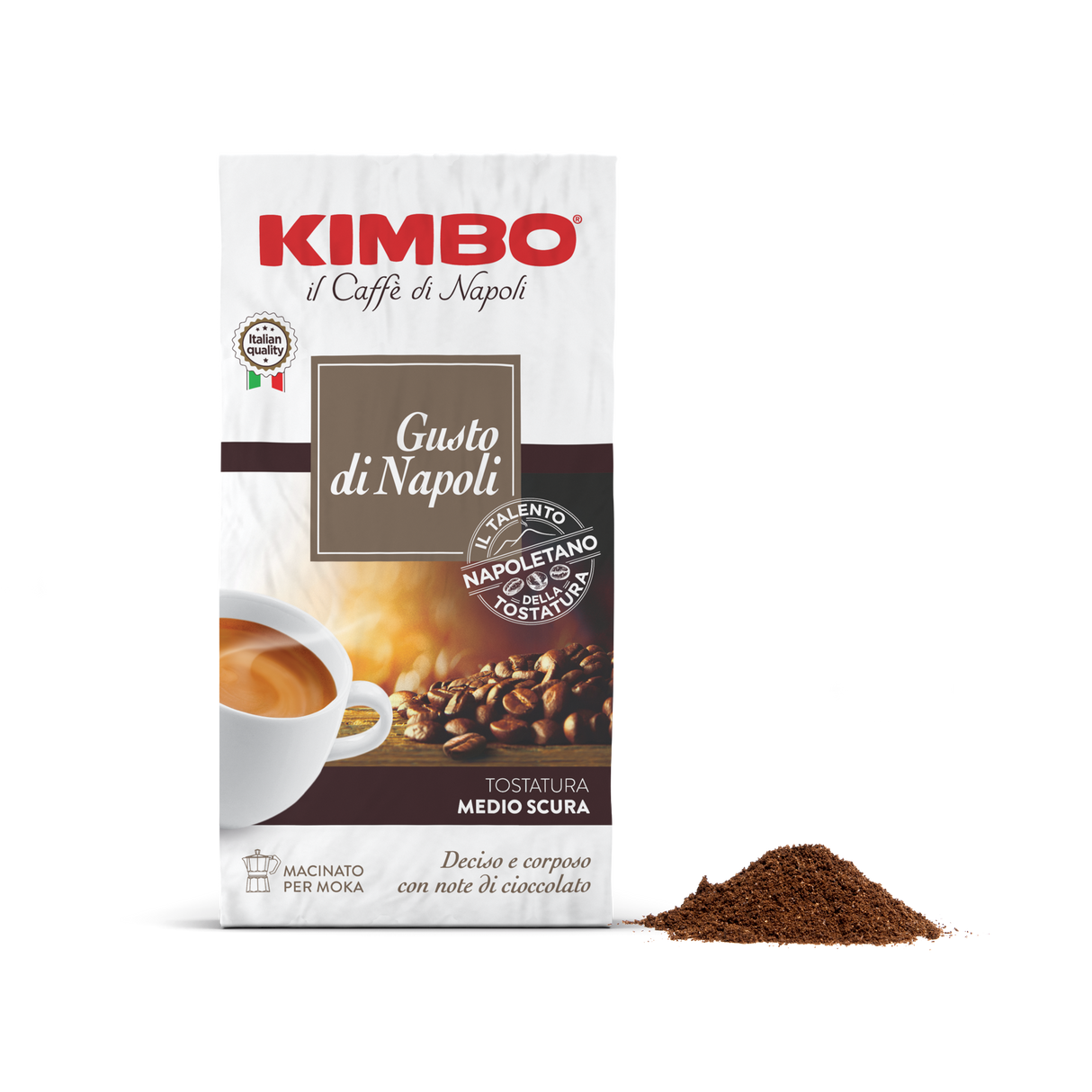KIMBO COFFEE GROUND GUSTO DI NAPOLI 250 GR X2 (10 in a box)