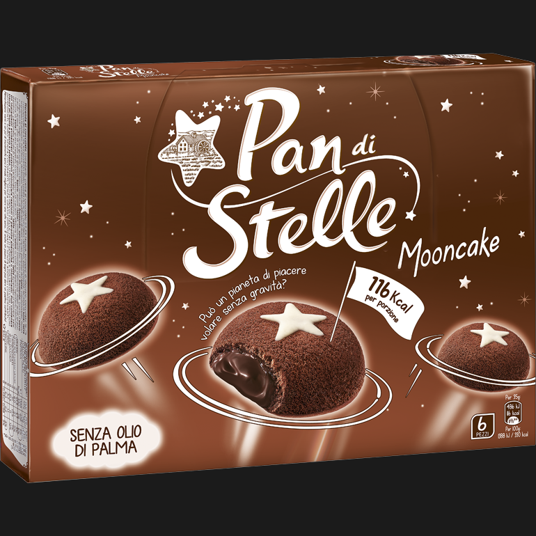 MULINO BIANCO PAN DI STELLE MOONCAKE X6 210 GR (8 in a box)