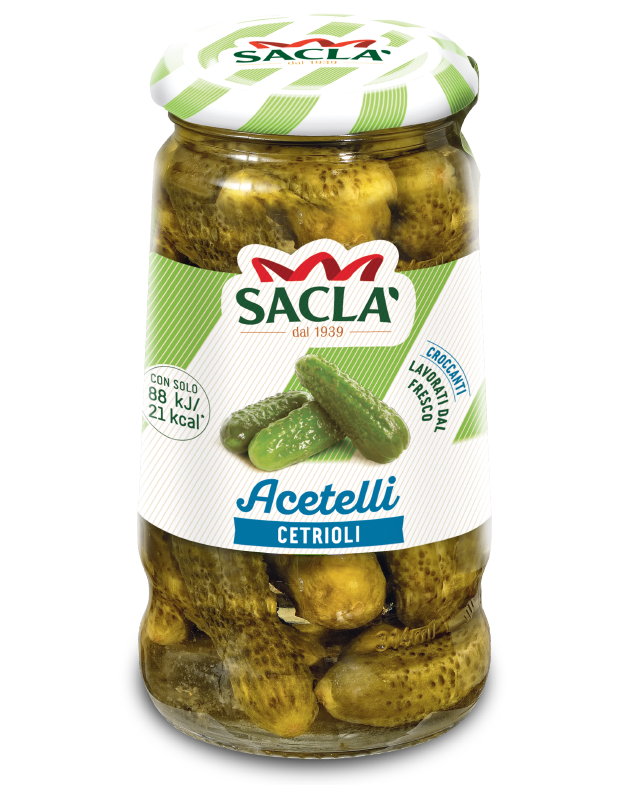 SACLA' ACETELLI CETRIOLI JAR 290 GR (12 in a box)